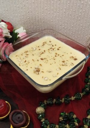 A picture of Rice pudding.
