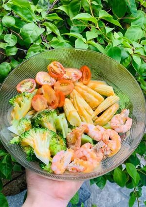 Hình của món Salad tôm (healthy).