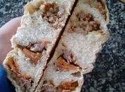 Una foto de relleno con picadillo de carne
