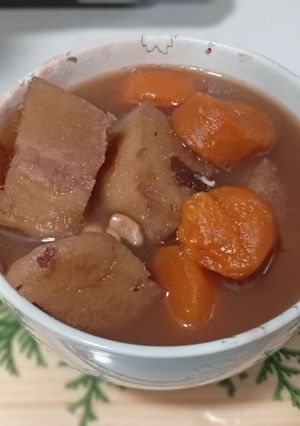 Foto resep Sup Umbi Kudzu(sup vegetarian)