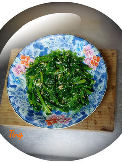 韓式小菜- 涼拌菠菜 的食譜成品照片