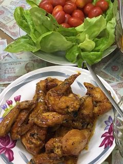Hình của món Cánh gà chiên nước mắm.