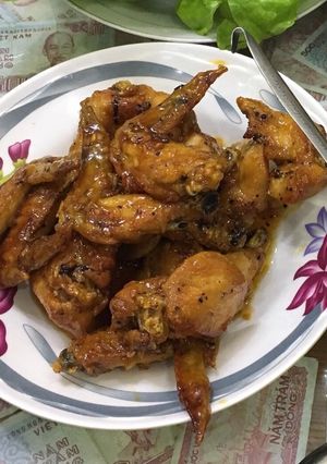 Hình của món Cánh gà chiên nước mắm.