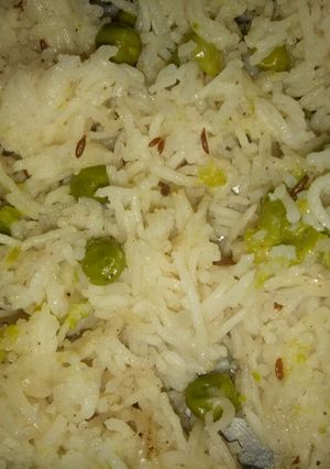 A picture of Peas rice.