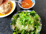 Bầu chần tôm kho đánh ruốc Huế