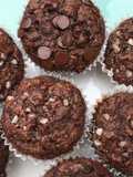 30 • Muffin al cioccolato e banana un po' light 🍌 🍫