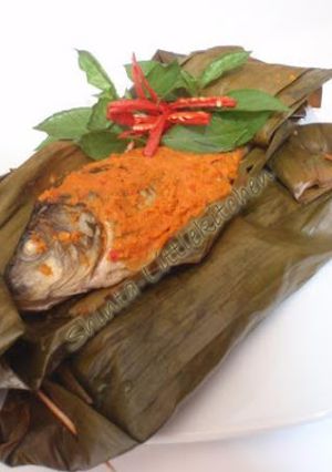 Foto resep Pepes Ikan Mas Bumbu Merah