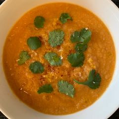 A picture of Cauliflower and Carrot Soup.