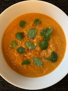 A picture of Cauliflower and Carrot Soup.