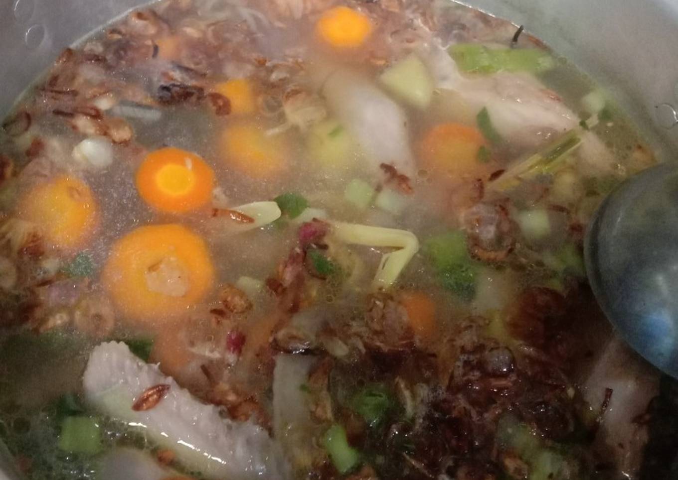 Sop ayam kampung kuah rempah