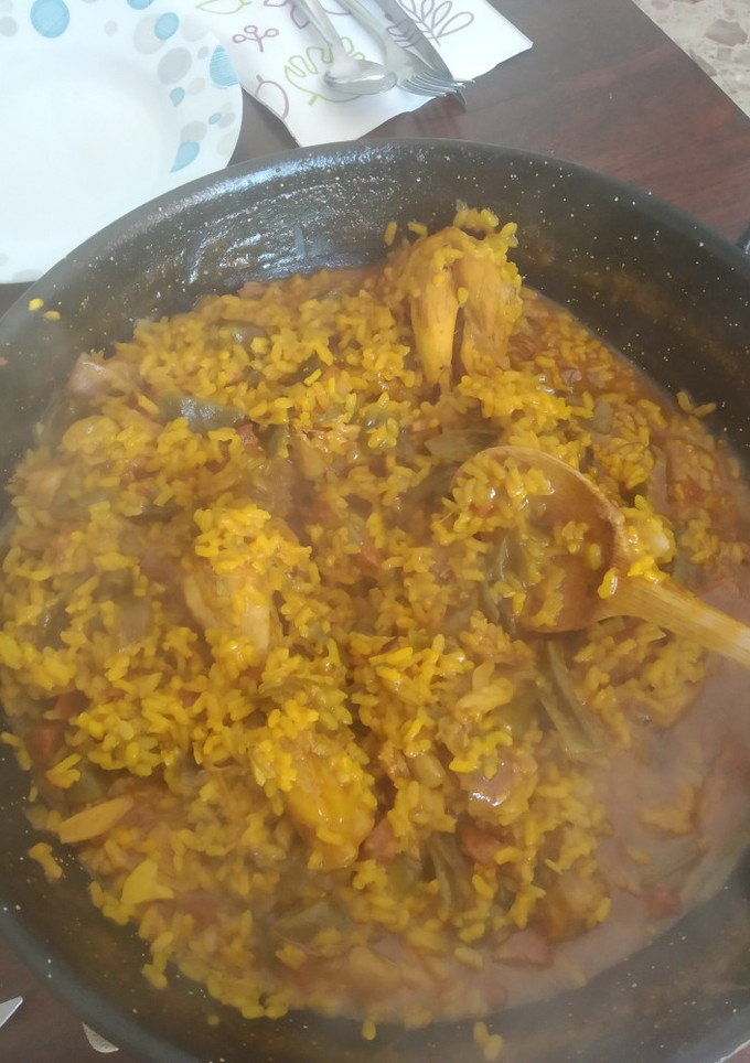 Una foto de Arroz en perol