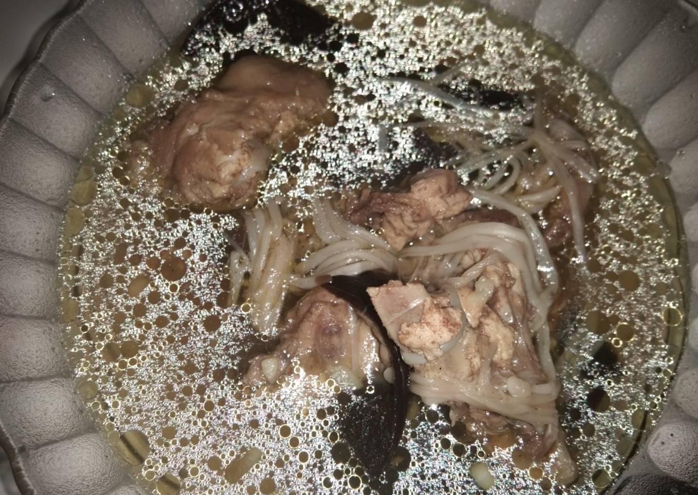Sup jamur ayam
