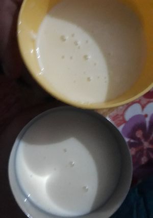 A picture of Mango shake.