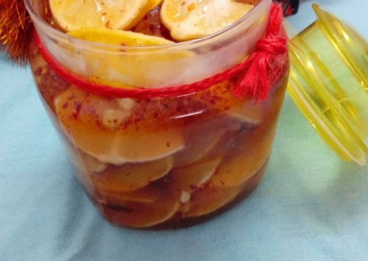 How to Prepare Any-night-of-the-week Khatta mitha nimbu ka aachar