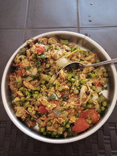 Kedvenc januàr elsejei ételem 🇮🇳Tojásos zöldborsó recept fotója