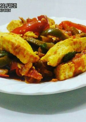 A picture of Paneer Jalfrezi.