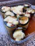 Rollitos de zapallo italiano