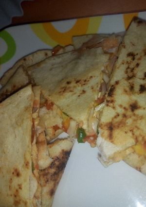 A picture of Chicken Quasadillas.