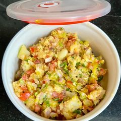 A picture of Aloo Ka Chokha.