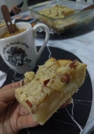 Una foto de Crumble de peras✨