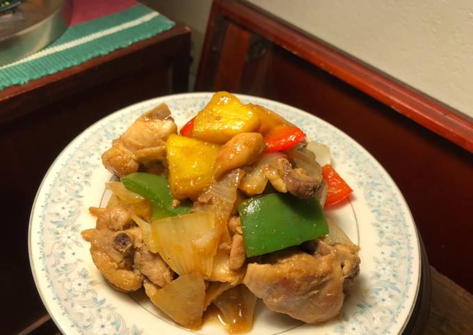 Steps to Prepare Super Quick Homemade Chicken and Pineapple