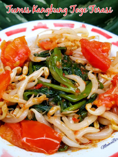 Foto resep Tumis Kangkung Toge Belacan (Terasi)