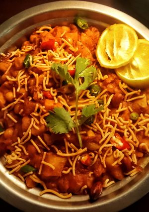 A picture of Ghugni chaat recipe|A signature Bengali delicacy in rainy evenings for every bong household!.