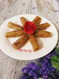 Beef and Vegetable Fried Spring Rolls