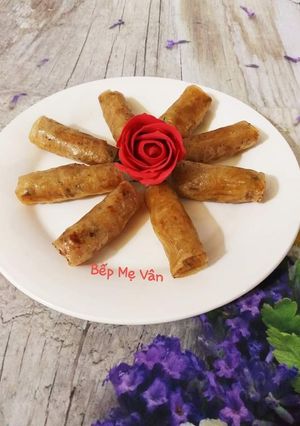 Hình của món Chả giò ram thịt bò rau củ.