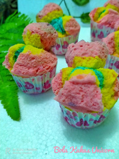 Foto resep Bolu Kukus Unicorn 🦄