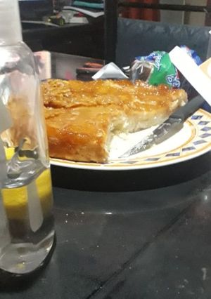 Una foto de Torta de manzana invertida vegana 🌱