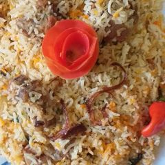 Hydrabad bomby mutton biryani A picture of Hydrabad bomby mutton biryani.