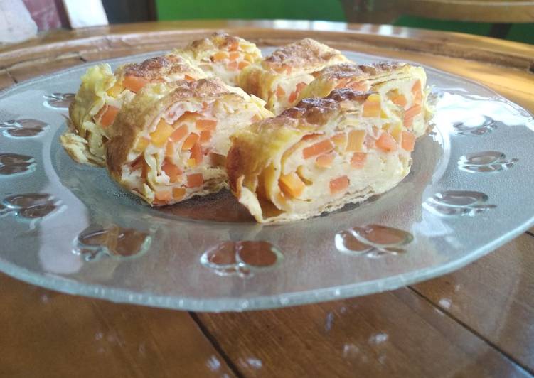 Cara Gampang Membuat Telur Gulung / Tamagoyaki / Gyeran mari, Lezat Sekali