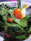 Ensalada fresca de espinaca