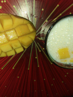 A picture of Mango shake.