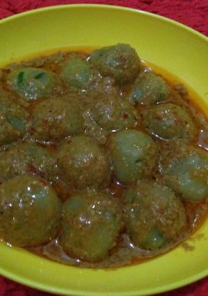 Foto resep Cilok bumbu kacang isi keju