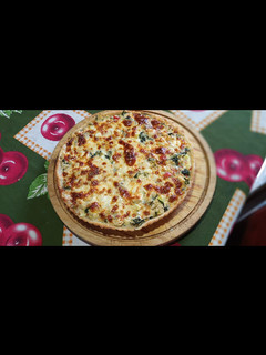 Una foto de Tarta de acelga con pollo
