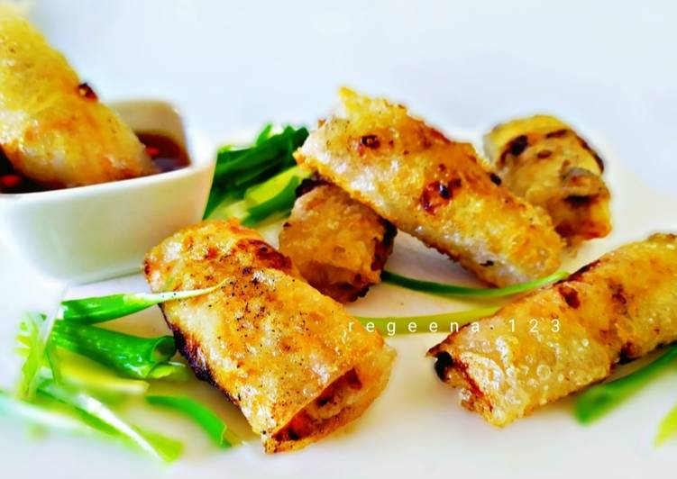 Langkah Mudah untuk Menyiapkan Cha Gio, Vietnamese crispy roll with Nuoc Chàm dipping, Lezat