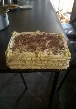 Una foto de Torta de crema
