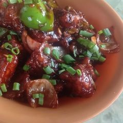 A picture of Chilli paneer.