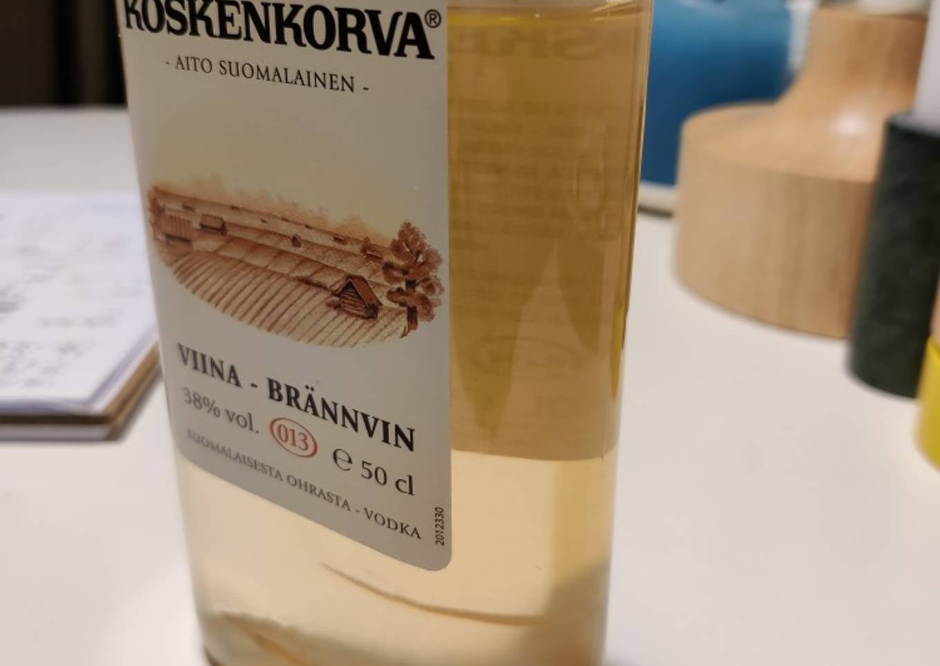 Green tea vodka