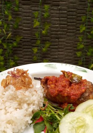 Foto resep Sambel panggang pedes nampoll