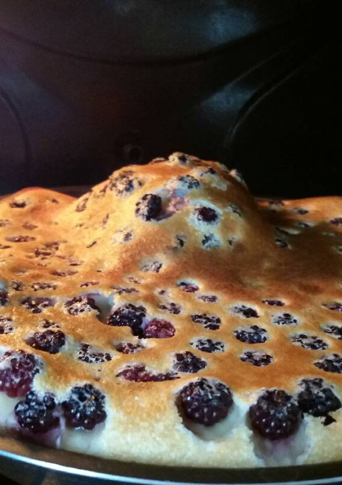 Una foto de Le farz fourn (Tarta de moras)