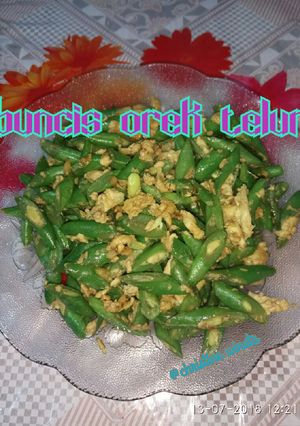 Foto resep Buncis orek telur