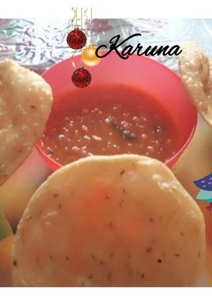 A picture of Dal pakwan sindhi special.