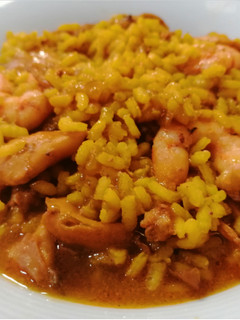 Una foto de Arroz meloso de puntillas