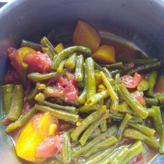 A picture of Green beans masala.