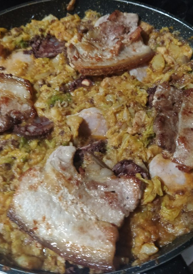 Una foto de Trinxat de Coll y patatas