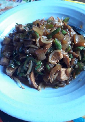 Foto resep Tumis tahu kikil buncis