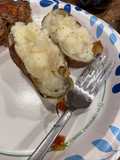 Potatoes on the half shell ￼